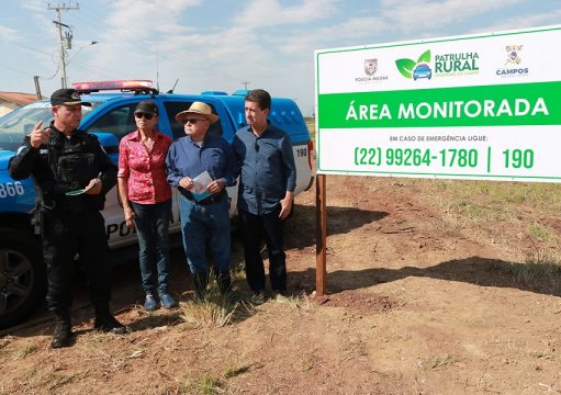 Patrulha Rural começa a instalar placas indicativas na Baixada Campista