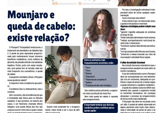 Mounjaro e queda de cabelo: existe relação?