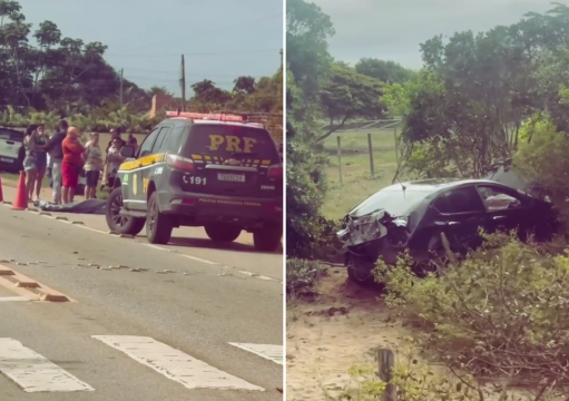 Mulher morre em colisão na BR-356 em São João da Barra